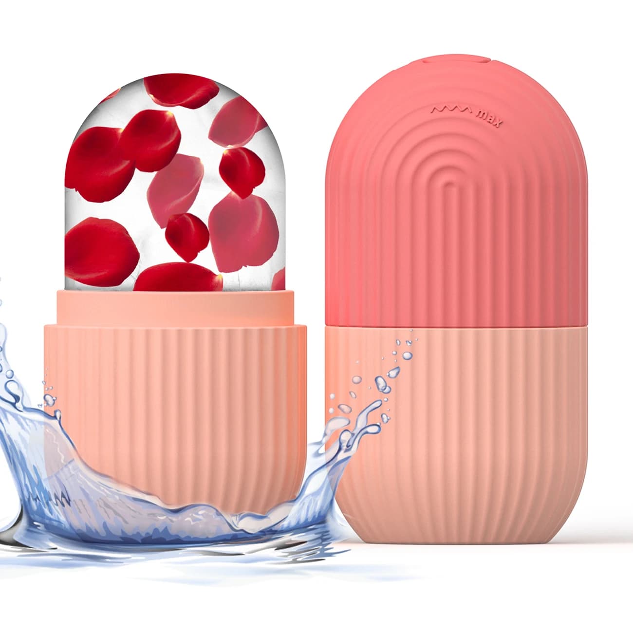 Set Rullo di Ghiaccio per il Viso, Set di Strumenti Gua Sha per il Viso, Strumento di Massaggio per Lifting e Modellamento del Contorno