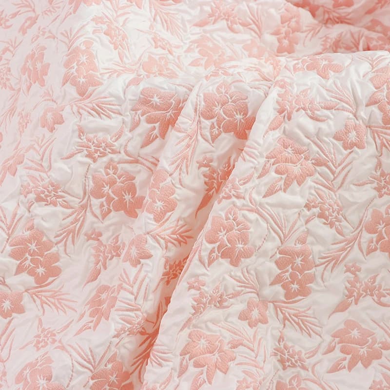 0.5m/1m/5m Fiore Rosa Rilievo Texture Tessuto Jacquard per Abbigliamento Per Bambini Abiti Borse Abbigliamento Donna Tessuto Decorativo