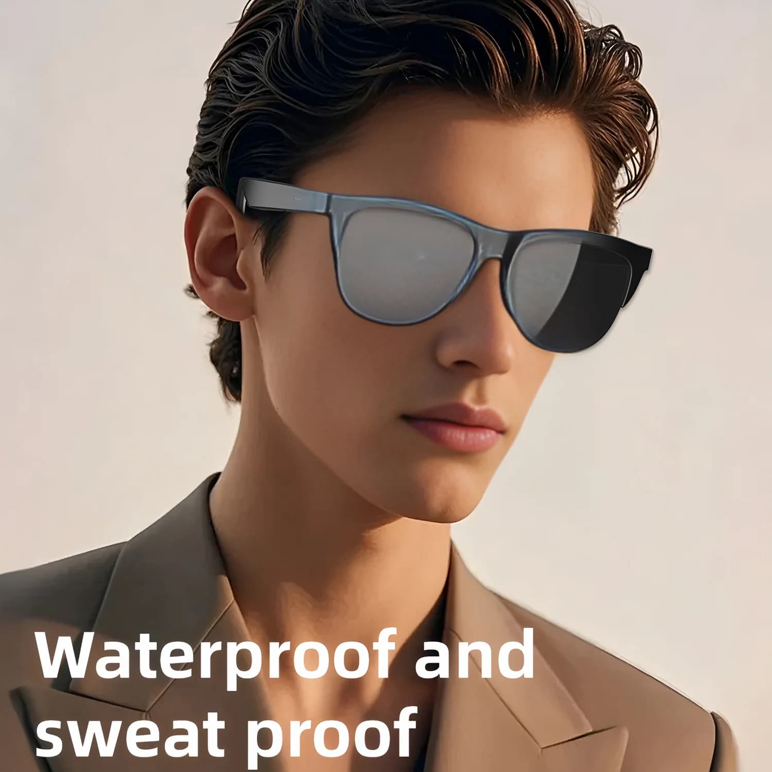 Nuovi Occhiali Smart con Controllo Fotocamera 2026, Occhiali da Sole Musicali, Cuffie Wireless Bluetooth per Chiamate, Audio HIFI per Android