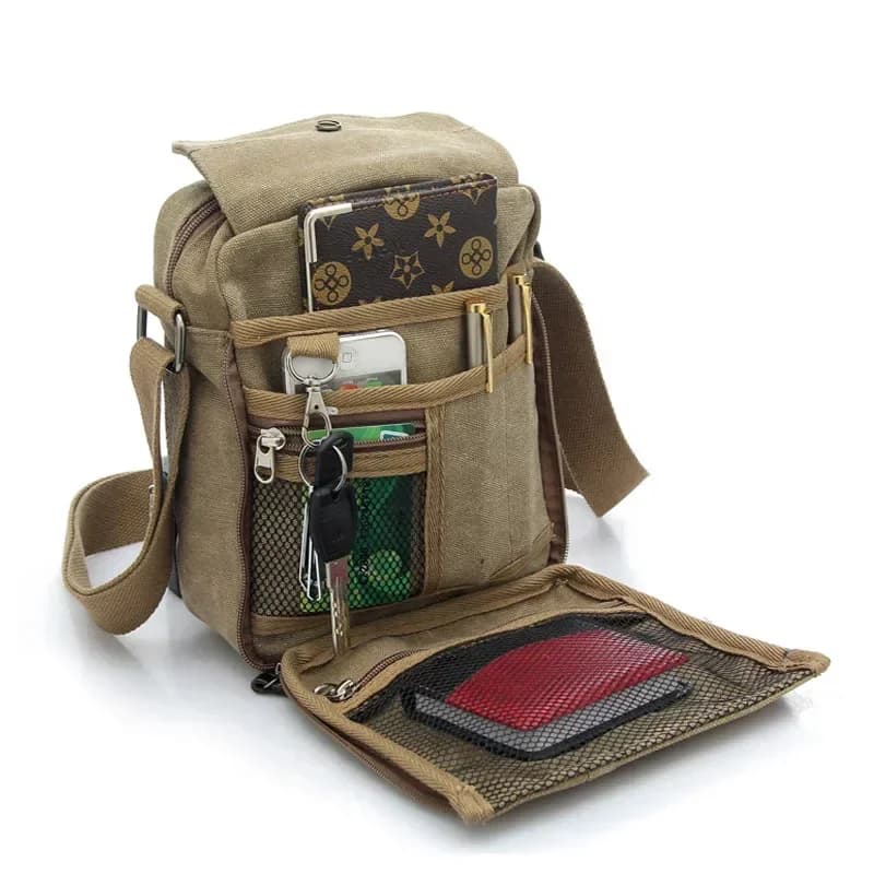 New Men's bags Canvas bag fashion men messenger bags high quality brand bolsa feminina shoulder bags Shoulder strap handbags