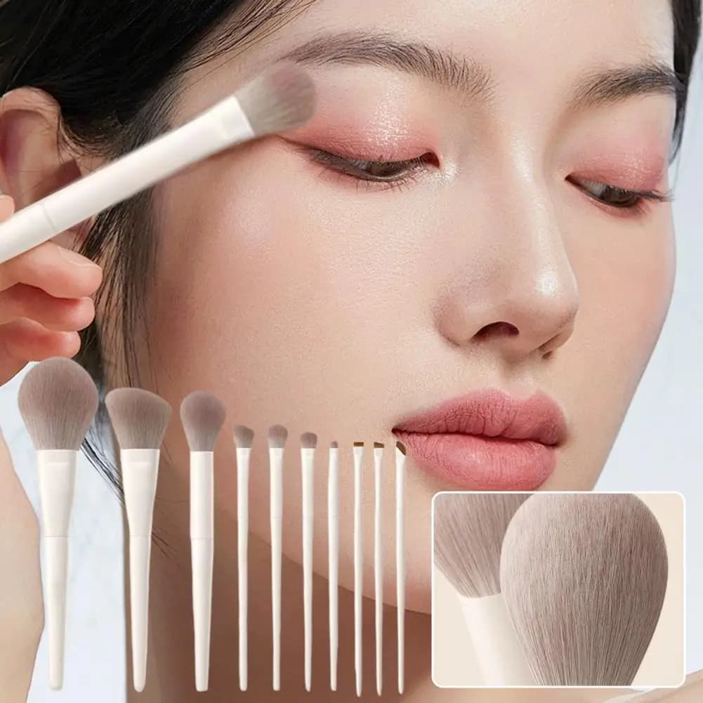 5/7/10 pezzi pennelli per trucco set completo di fondotinta in polvere sciolta fard correttore ombretto set professionale