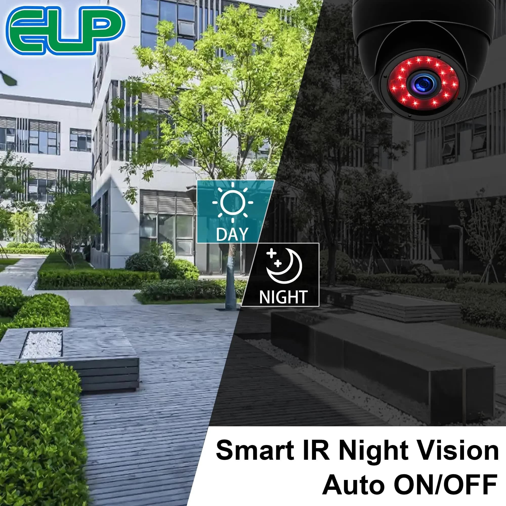 ELP 1MP Day/night Vision USB Indoor Outdoor Camera Waterproof Infrared Webcam CCTV Dome Case Home Security Camera