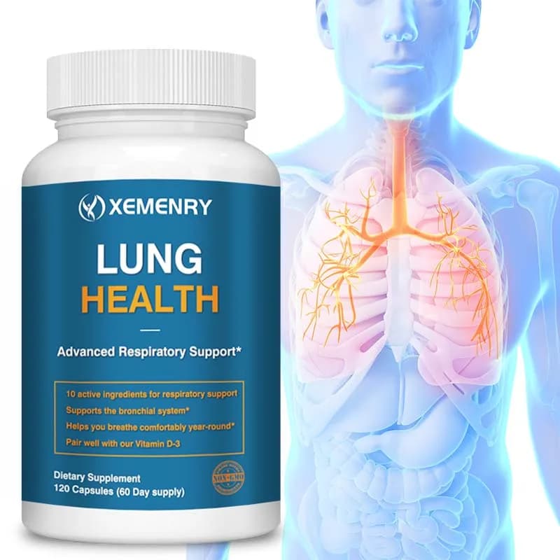 Supplements for Pulmonary Health - Naturally reduces Disagio, promotes a Fluid Respiration, helps to strengthen the Pneumonia and the Bronchial System