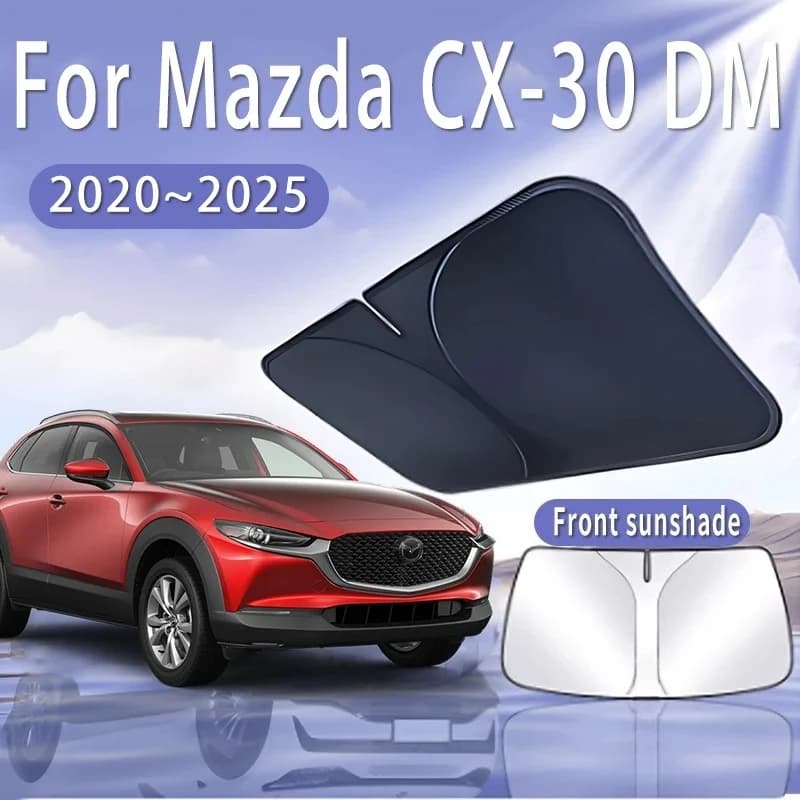 Pieghevole Auto Visiera Parasole Per Mazda CX-30 DM 2020 ~ 2025 2022 2023 Parabrezza Anteriore Parasole Isolamento Termico Estate Accessori Auto