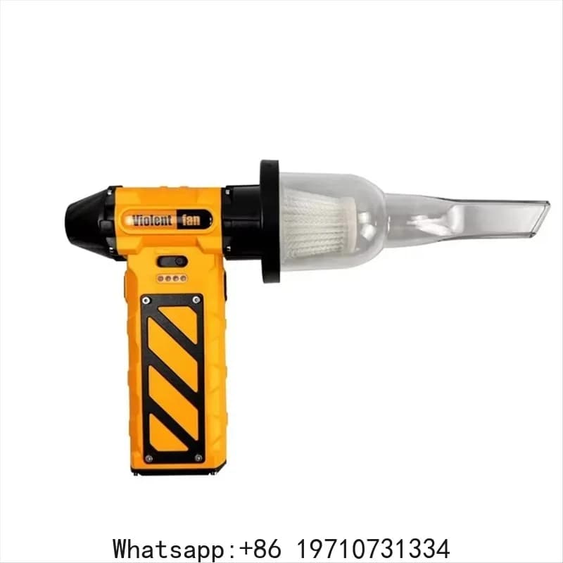 Mini Ventilatore Turbo Portatile 110000RPM, Soffiatore d'Aria ad Alta Potenza, Asciugacapelli, Aspirapolvere, Soffiatore d'Aria, Motore Brushless C