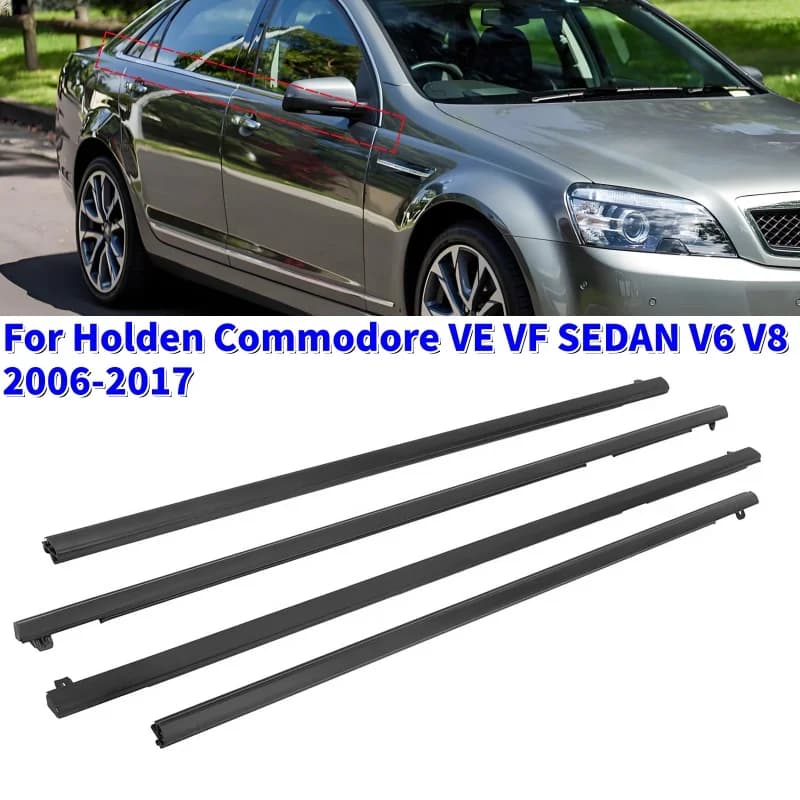 4 pezzi finestra striscia meteorologica per Holden Commodore VE VF SEDAN V6 V8 2006-2017 auto impermeabile striscia di pressione strisce di tenuta