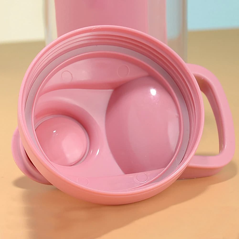 500ml Protein Shaker Bottle with Whisk Ball Protein Stirring Bottle Leak Proof Protein Powder Mixer Cup for Workout Gym Sport