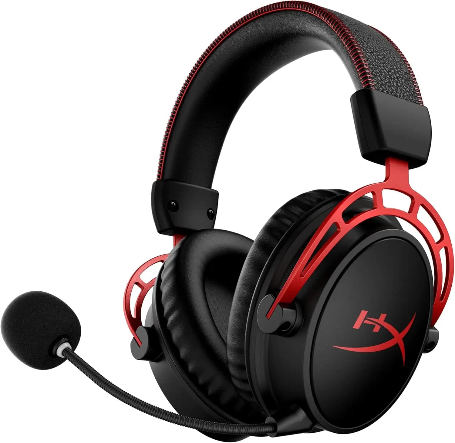 Cuffie da Gaming Wireless per PC con Batteria da 300 Ore, Audio Spaziale, Microfono con Cancellazione del Rumore, Driver a Doppia Camera, Telaio in Alluminio