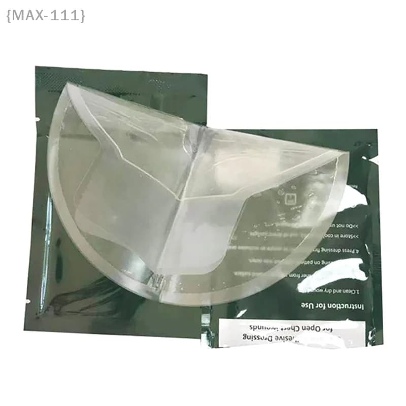 Guarnizione toracica North American Rescue Hyfin Vent, medicazione ufficiale per ferite toraciche per kit di pronto soccorso trauma, confezione da 1