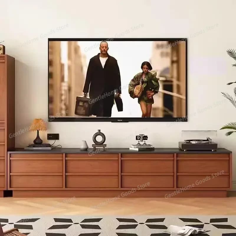 Mobili TV in Legno per Soggiorno, Organizzatori e Supporti per TV con Spazio Contenitivo e Espositivo, Design Creativo e di Tendenza