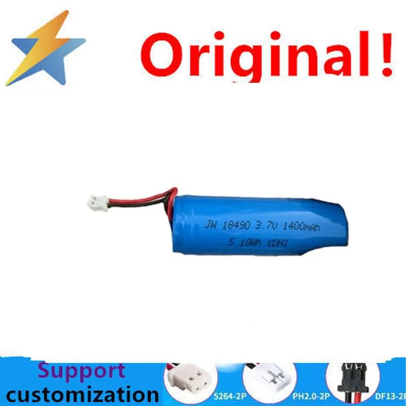 buy more will cheap 3.7v18490 1400MAH LED speaker probe headlight curling iron oxygen supply machine hair clipper with 2.0 heads