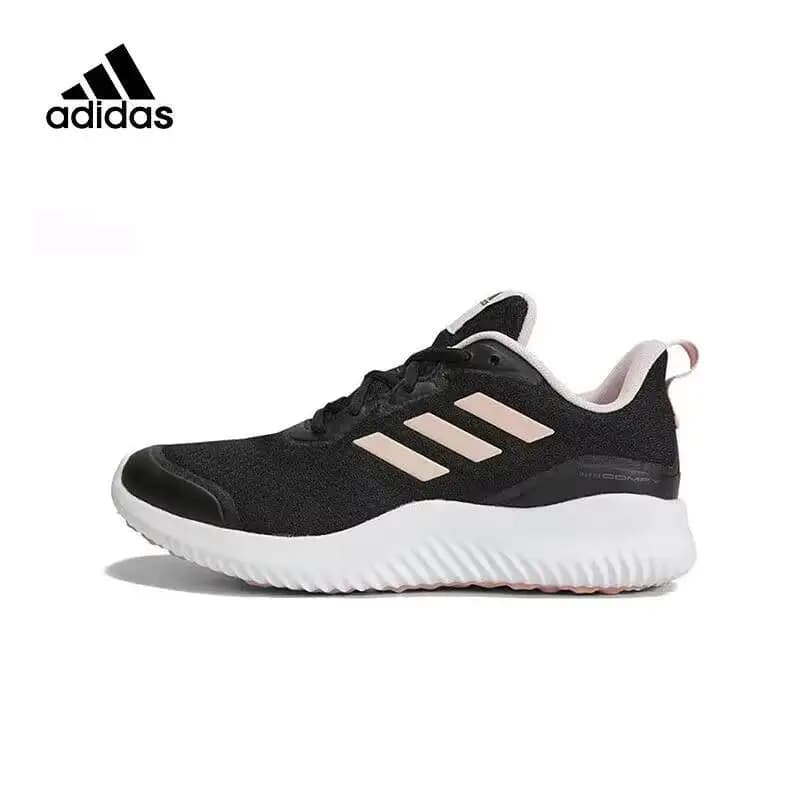 New 2026 sport adidas women running shoes ID0352 black pink breathable mesh sneakers