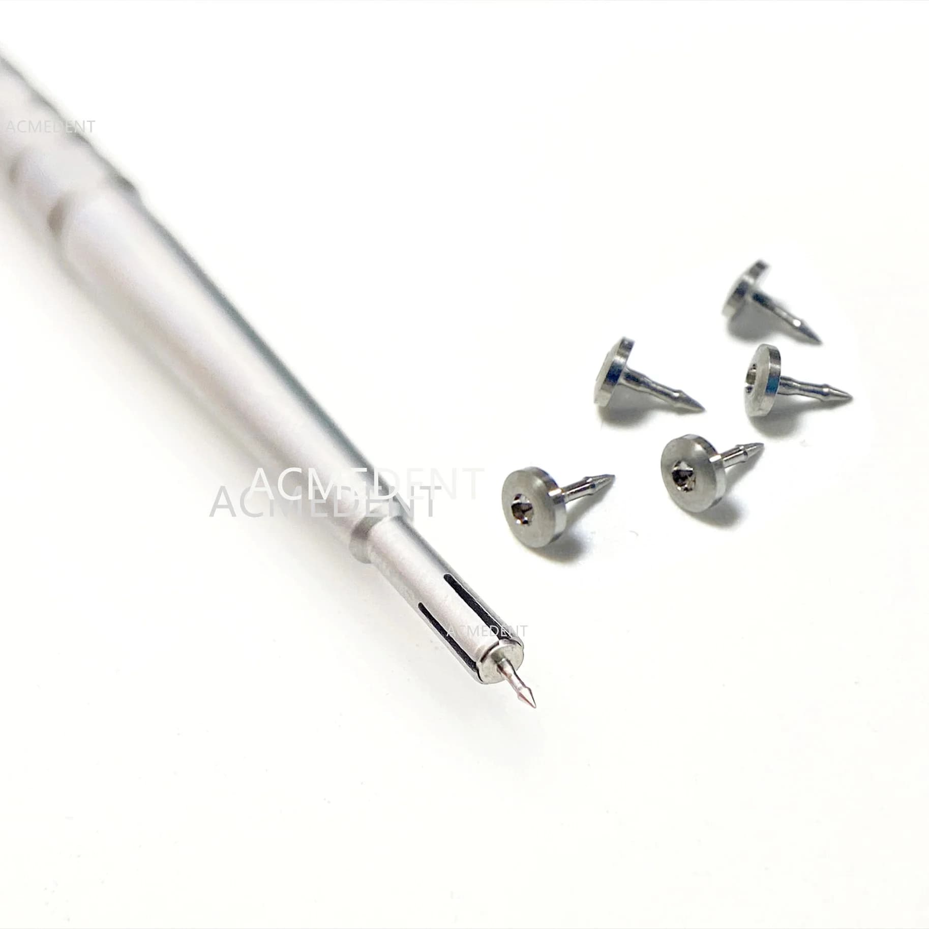 Dental Bone Tack Titanium Pin s perno di stabilizzazione del fissaggio della membrana 2.5MM vite GBR Driver Pin Set