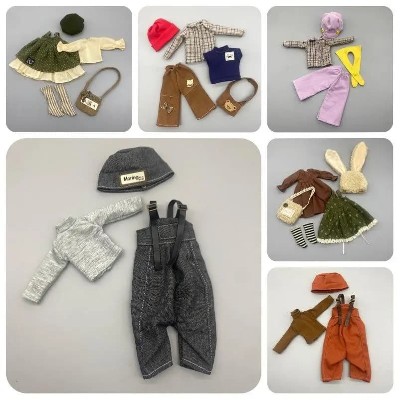 1/6 Scale 30cm Doll Lolita Skirt Multi Style Replacement Clothing Accessories Set Fashion Girl Gift
