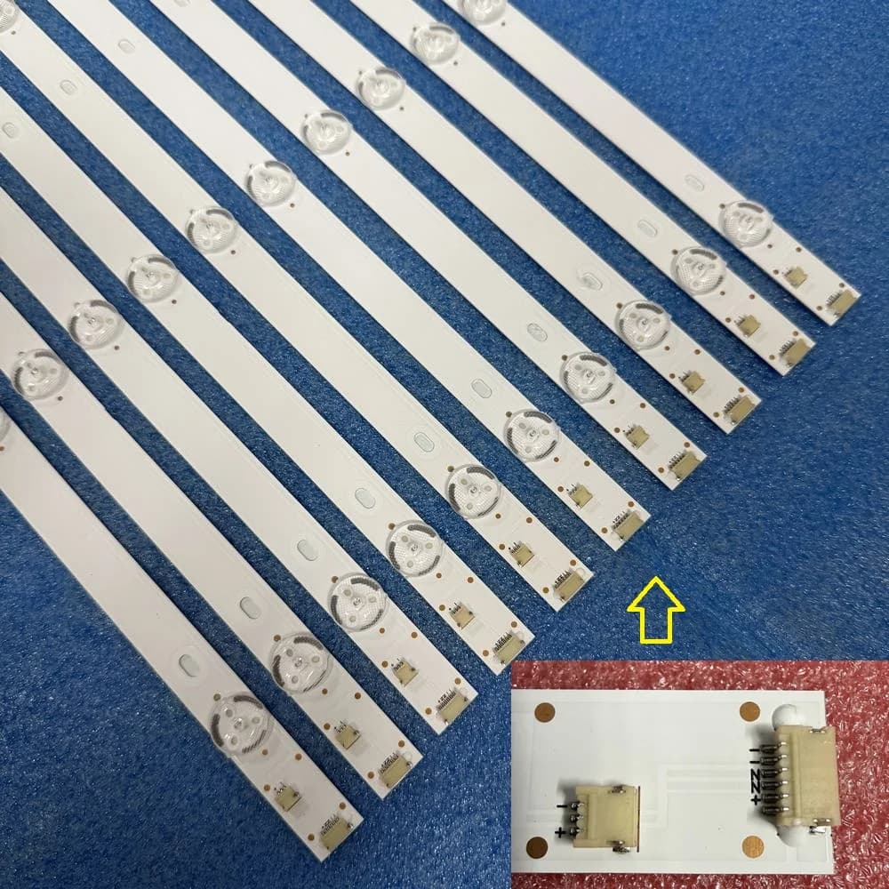 Full LED Backlight Strip For Insignia NS-55D420NA18 Sanyo LC-55P62U Sharp LC-55N5300U LC-55P6000U LC-55P6050U
