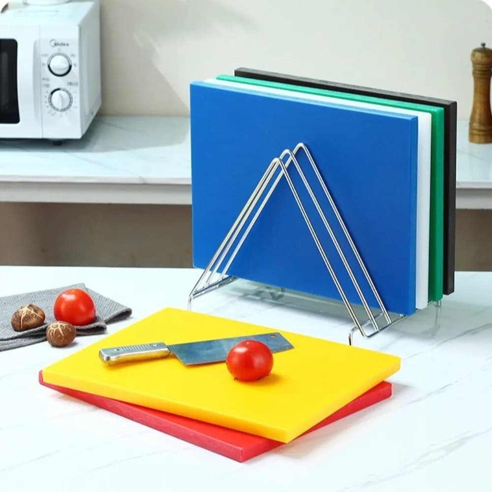 HDPE Plastic Cutting Board Antibacterial 36*28*1.3cm Vegetable Cutting Board Cooking Tools Double Sided Chopping Board Household