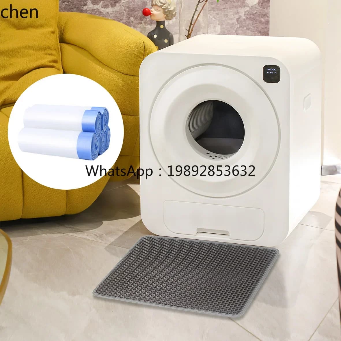 c3 intelligent automatic cleaning cat litter box anti-splash closed oversized cat toilet electric shovel one-click sand change