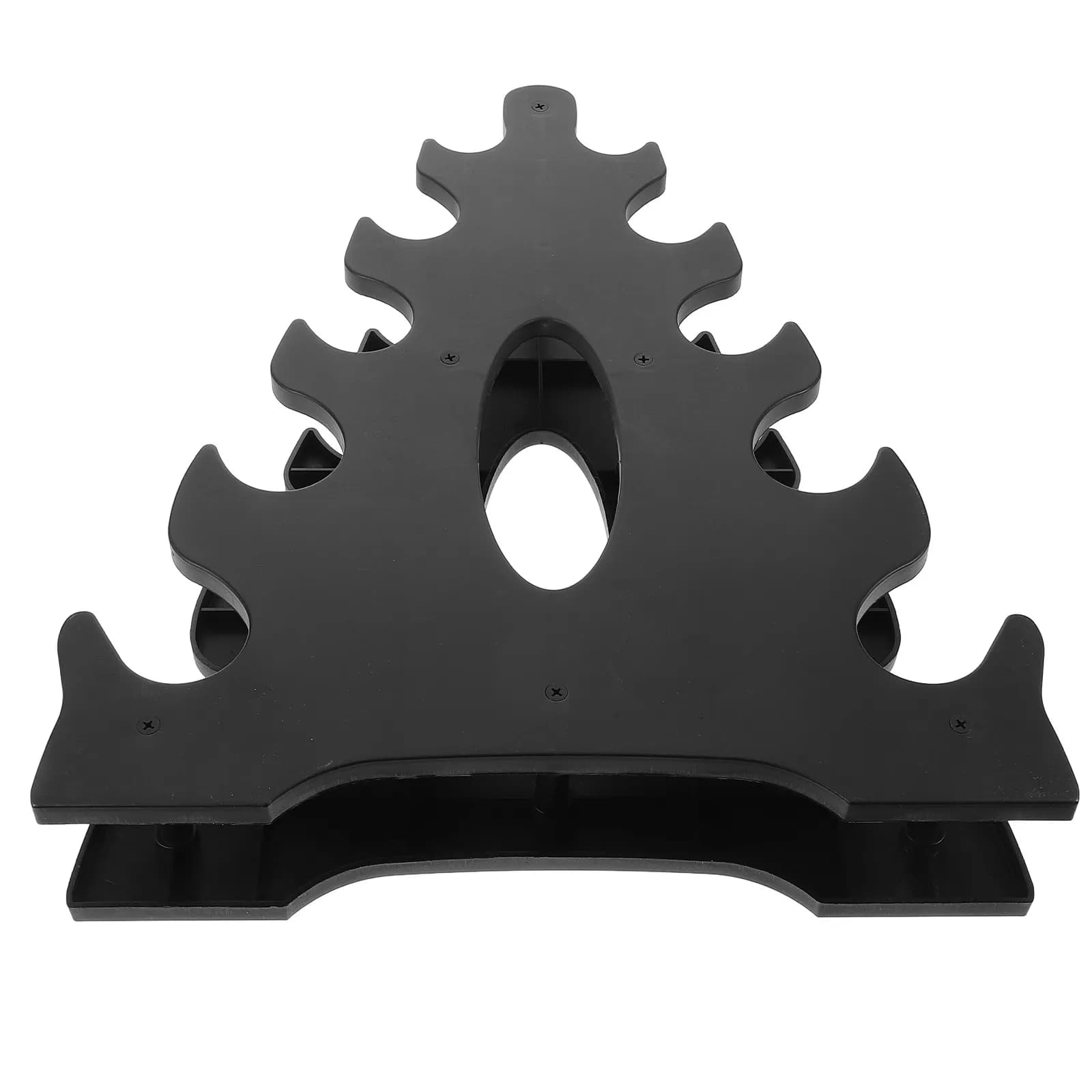 Porta Manubri Professionale Resistente in PVC, Supporto Compatto per Manubri, Organizzatore per Palestra