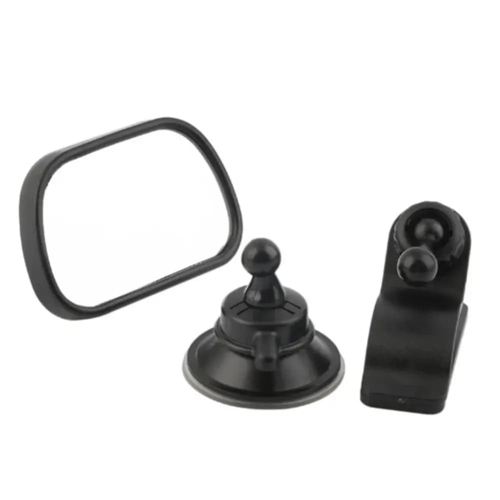 with Suction Baby View Mirror 360 Rotation Adjustable Baby Rear Convex Mirror Clip-On 2 in 1 Car Baby Kids Monitor