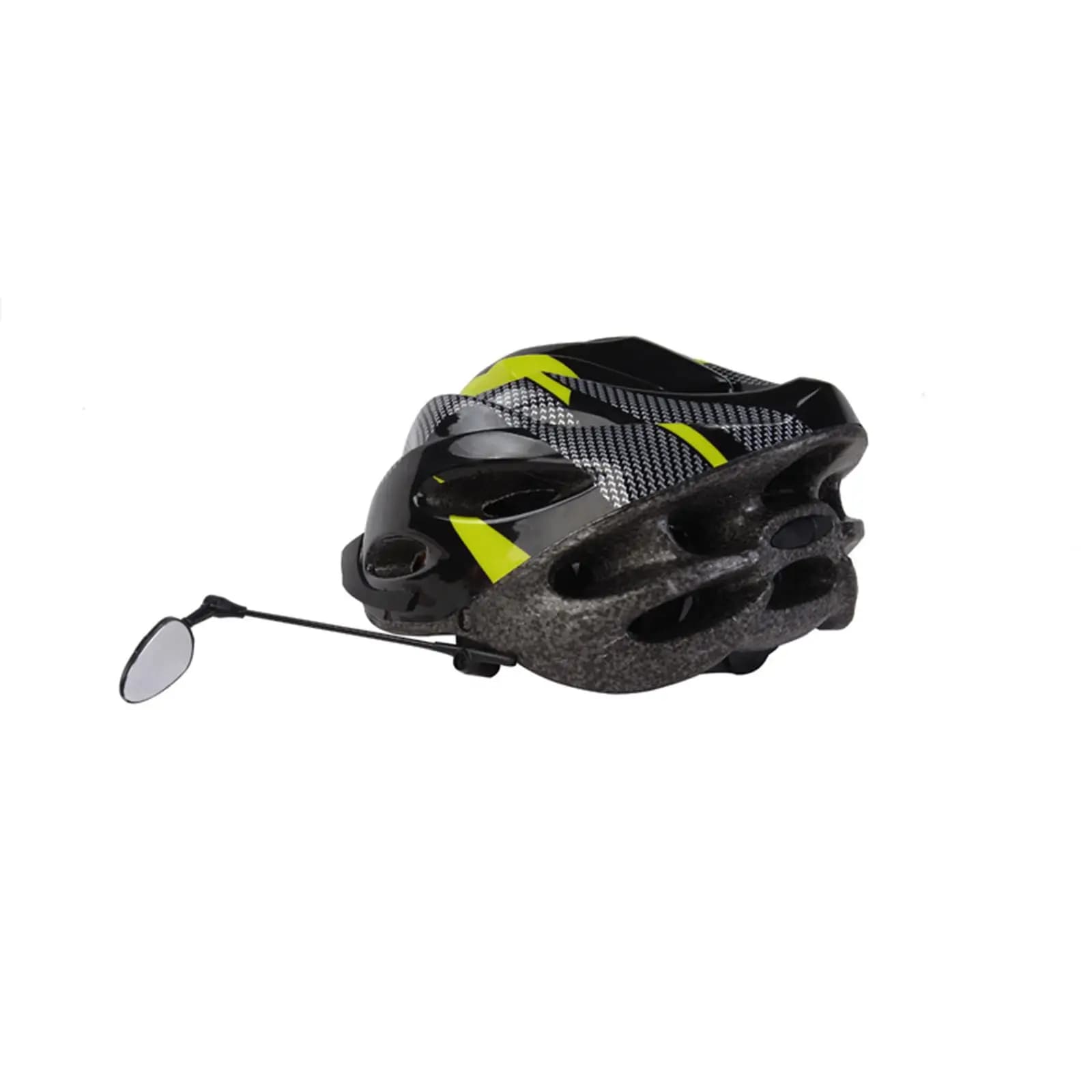 Cycle Mirror 360 Degree Rotating Helmet Rearview Glass Durable ABS Road Bicycle Safety Accessory for Riding