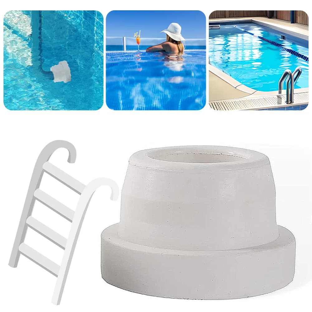 Tubo per scaletta per piscina Tappo interno Tappo per paraurti Paraurti per scaletta per piscina interrata in gomma universale per proteggere la fodera della piscina