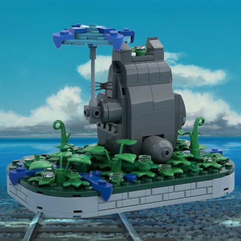 MOC Creativo Building Blocks Giocattolo Anime giapponesi Film Personaggio Contenuto Animale a forma di gatto Decorazione del desktop per bambola carina