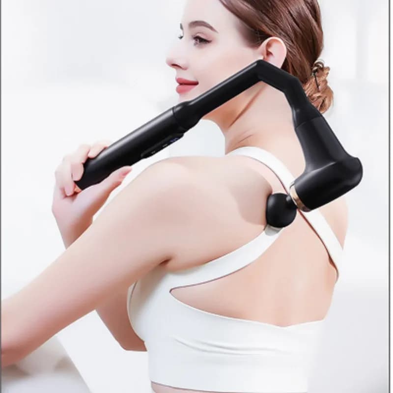Portable Massage Gun for Deep Fabrics with Extended Handle U-shaped Back Massage Body Massage for neck, shoulder, back leg