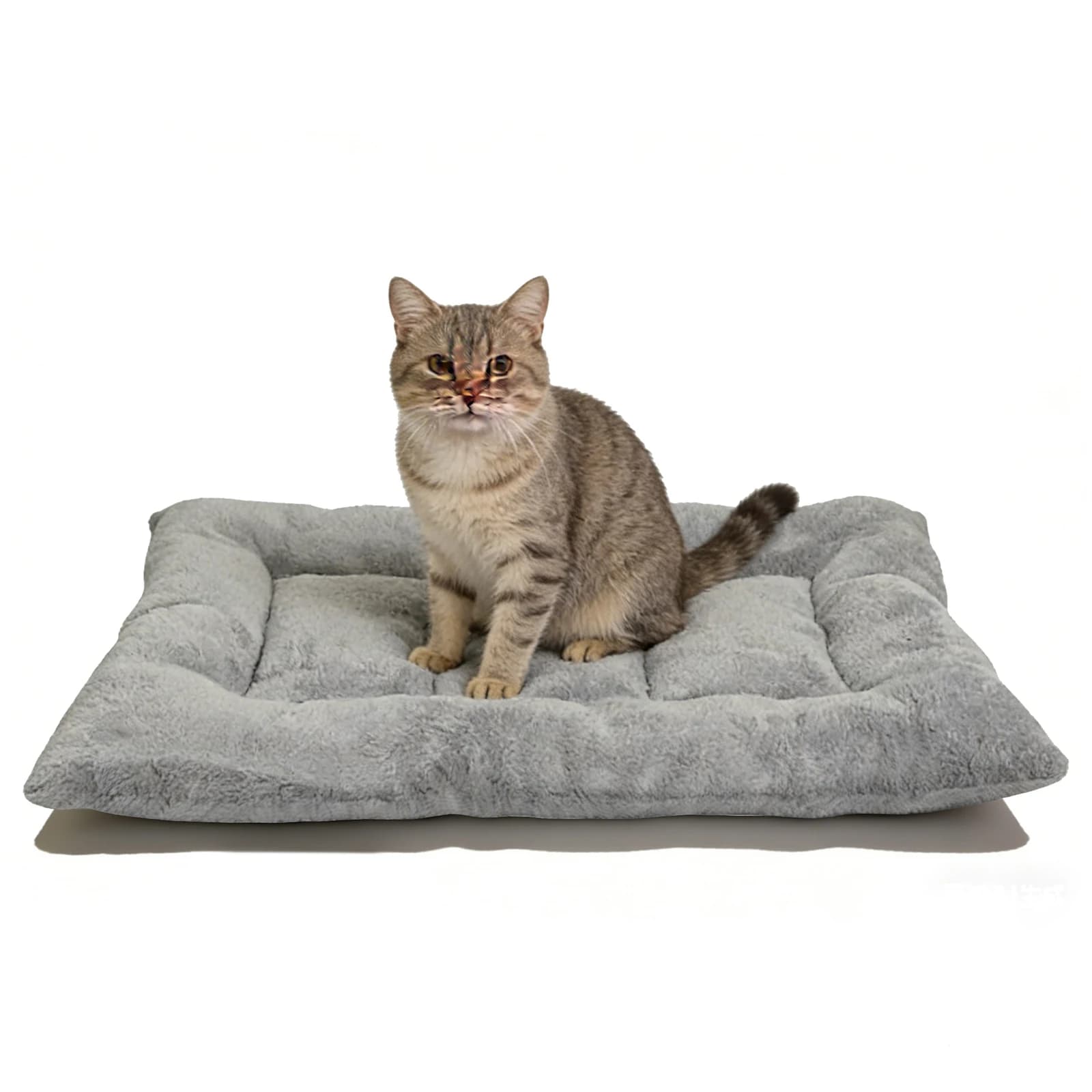 Tappetino Invernale in Peluche per Cani e Gatti, Cuccia Calda Antiscivolo Super Morbida per Cani, Stile Avvolgente, Comoda per la Gabbia del Cane