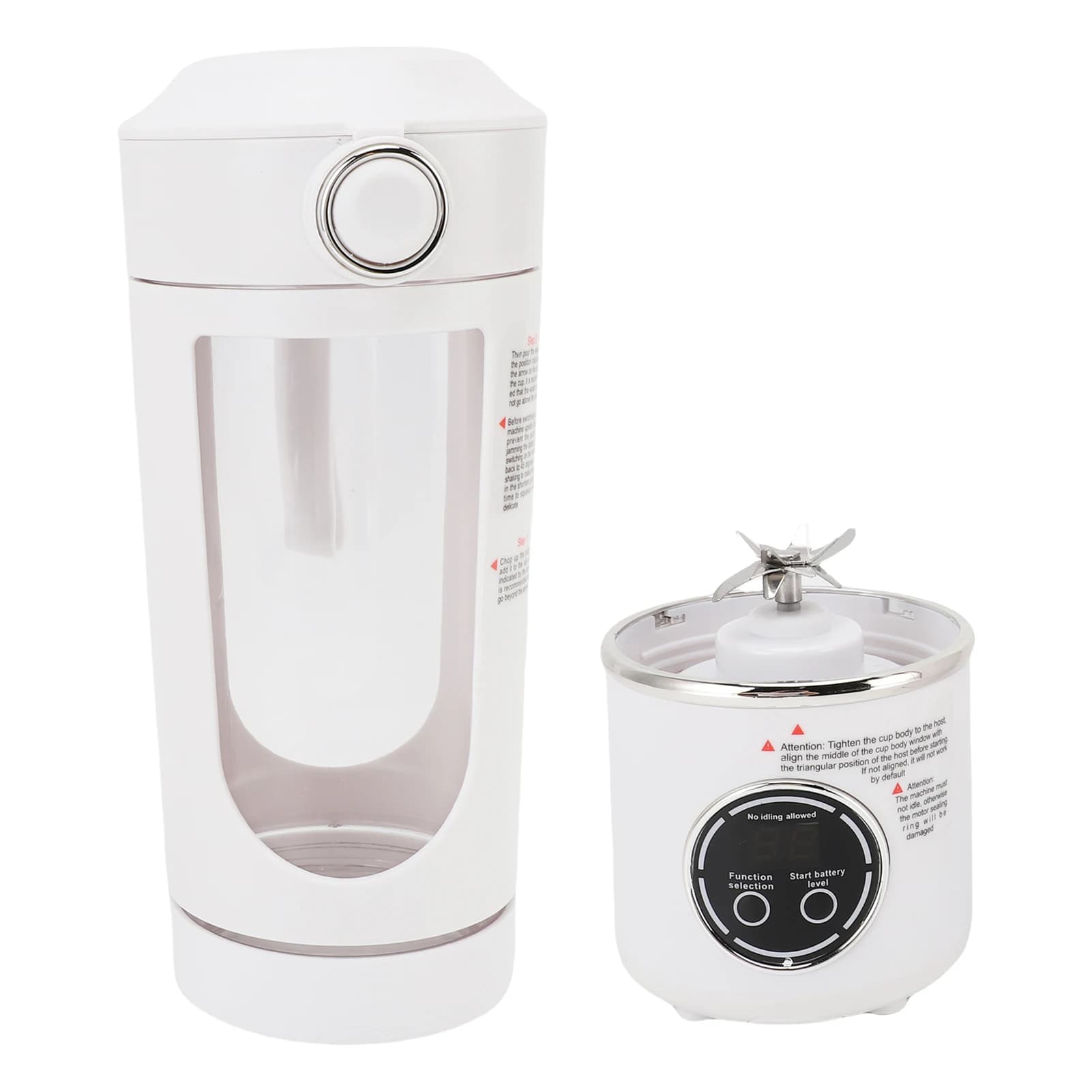 Portable blender 700ML 7.4V 12 rechargeable travel blades Mini juicer Cup blender for gym Home Office Sport outdoor