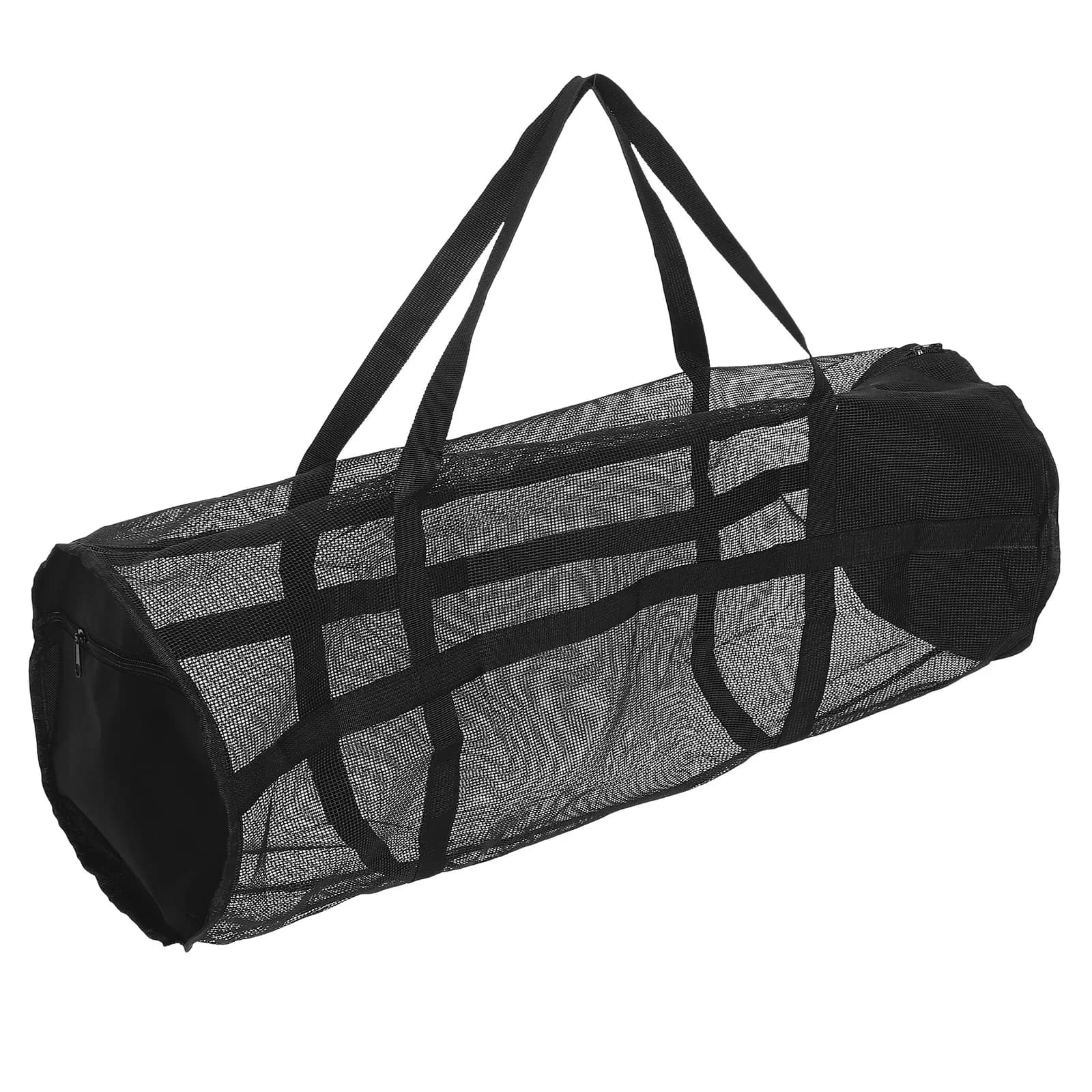 Borsa Sportiva Premium a Rete Grande per Basket, Calcio, Palestra, Attrezzature Sportive, Fitness, Yoga, Allenamento all'Aperto con Cinghie