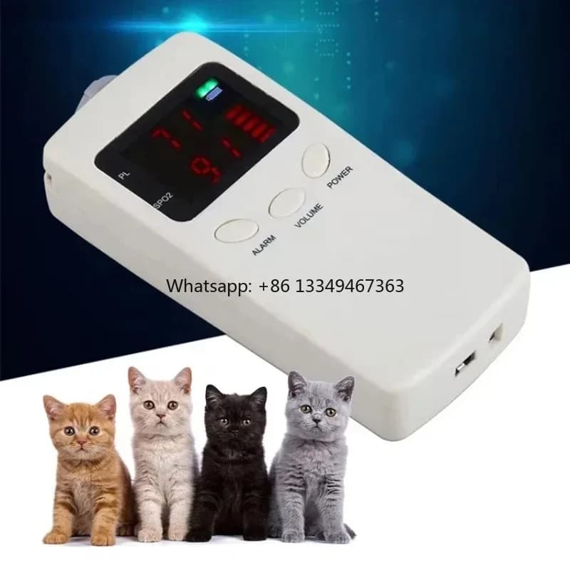 Digital Portable Veterinary Pulsoxmeter for Heart Rate, Veterinary Patient Overcoming Animals