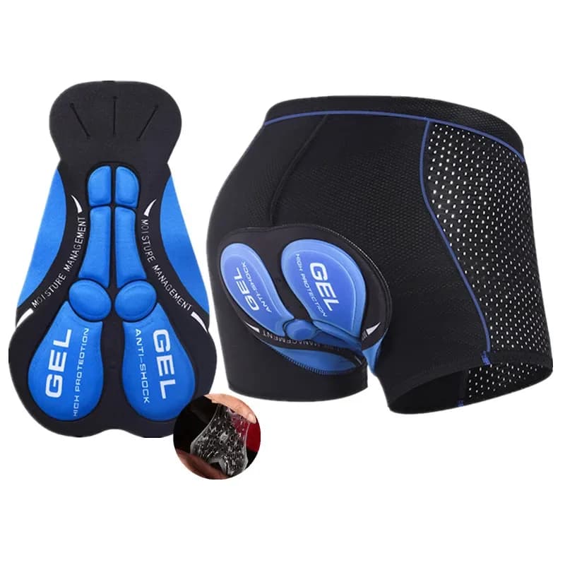 Weimostar Intimo da ciclismo Uomo 5D Gel Pad MTB Pantaloncini da ciclismo per bicicletta Antiurto Bike Underpant Pantaloncini da equitazione in rete Ropa Interior