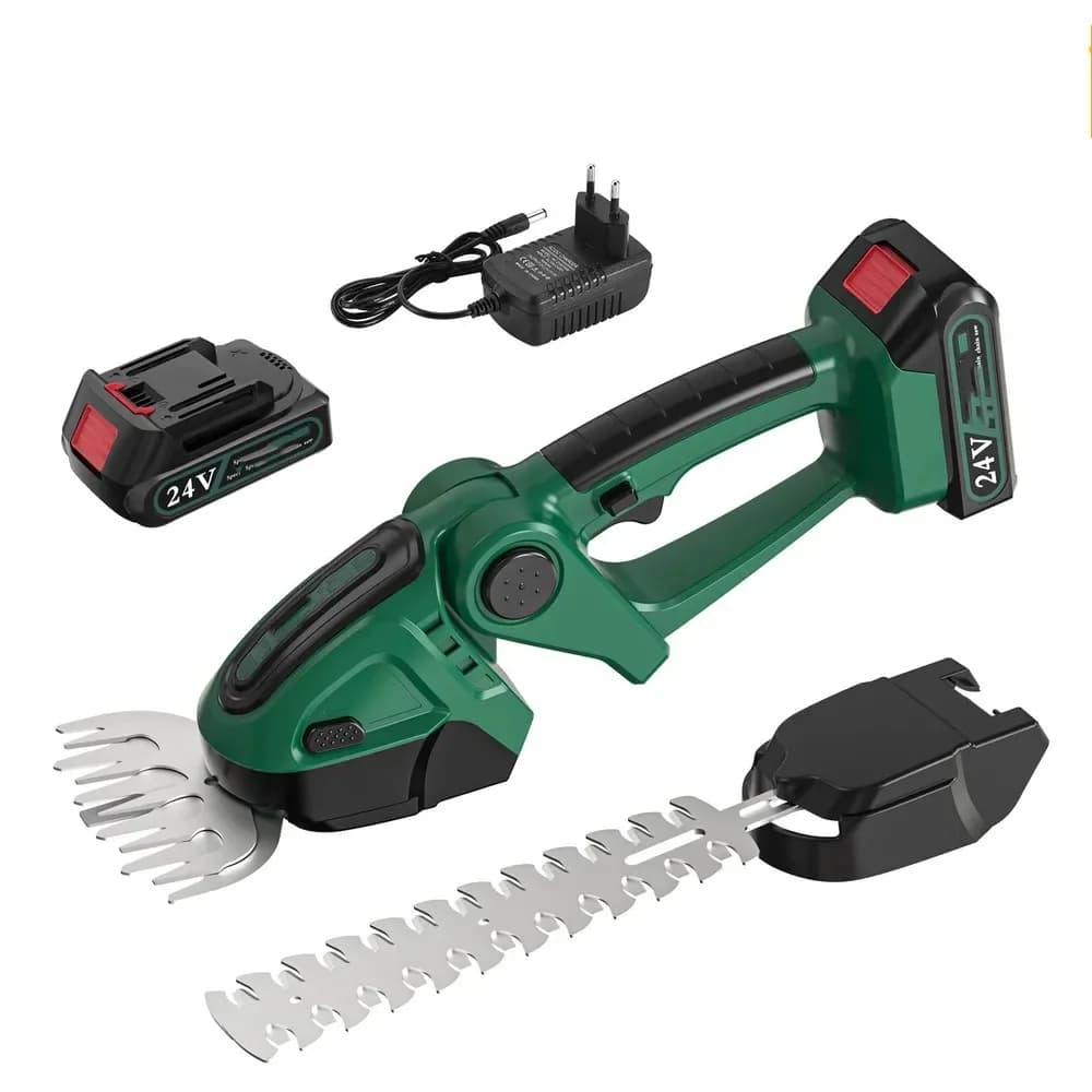 Electric Hedge Trimmer Handheld Cordless Garden Grass Shear Shrub Cutter Pruning Tool For Plant Hedge Lawn Maintenance Cutting