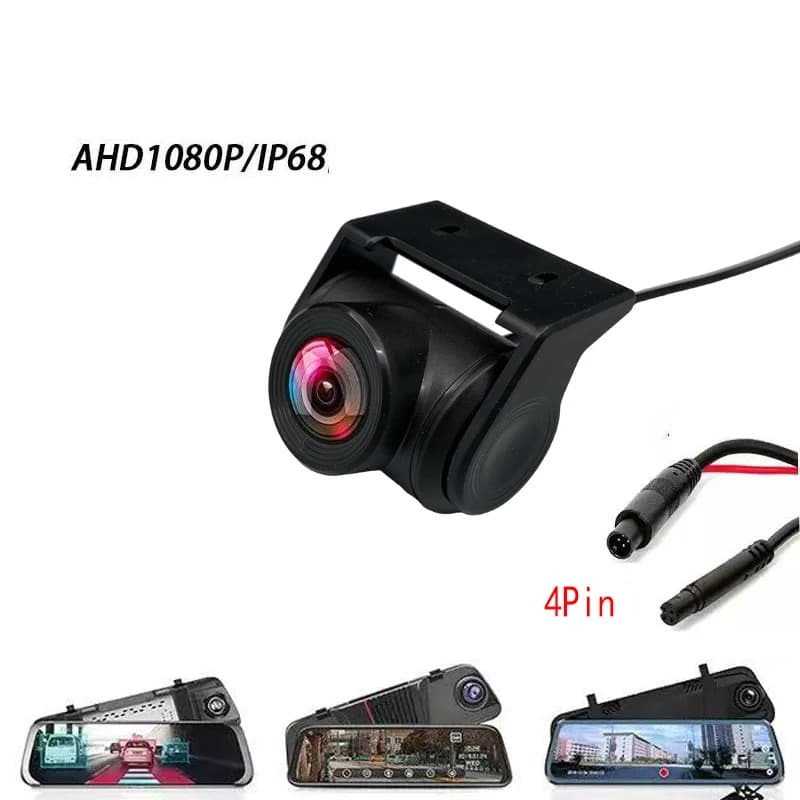 Telecamera per retromarcia per immagini auto AHD1080P Video HD a 4 pin Video per retromarcia a infrarossi per mercato notturno richiede solo la telecamera all'interno di un