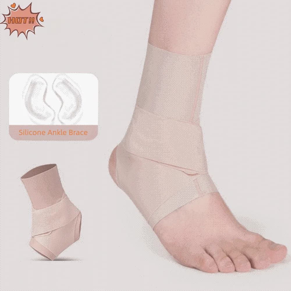 Comodo Supporto per Caviglia Ultra-Sottile ed Elastico, Traspirante, Anti-Disarticolazione, Leggero e Regolabile, Ideale per Yoga