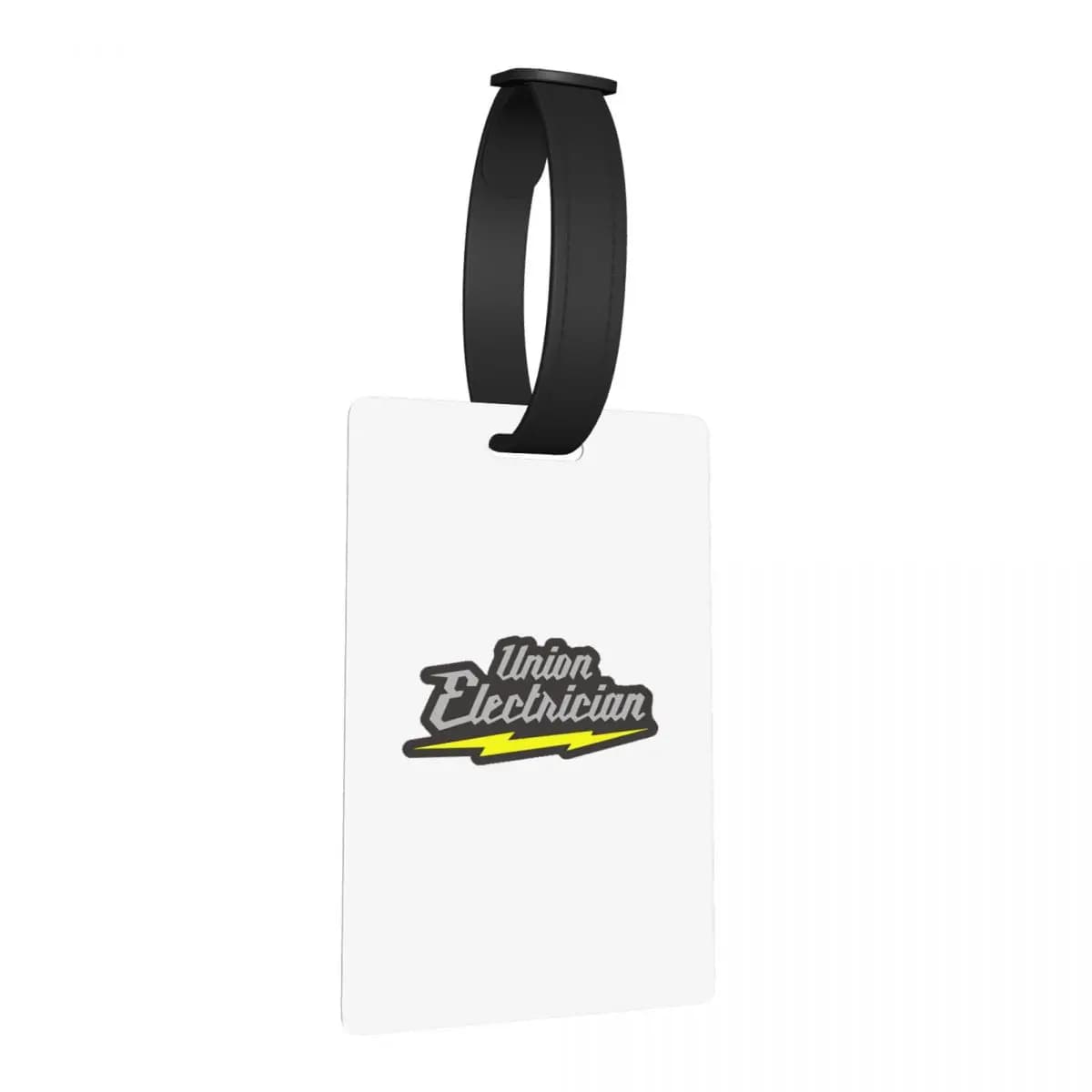 Etichette per Valigie Union Electrician, Accessori per Bagagli da Viaggio, Porta Etichette con Spazio per Nome e Indirizzo