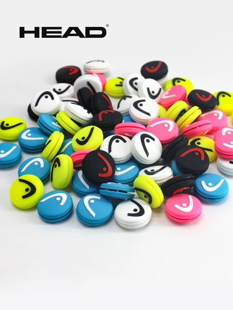 2 pz/lotto TESTA Circolare Racchetta Da Tennis Ammortizzatore Vibrazioni Ammortizzatori In Silicone Durevole PRO DAMP JAR Accessori Da Tennis