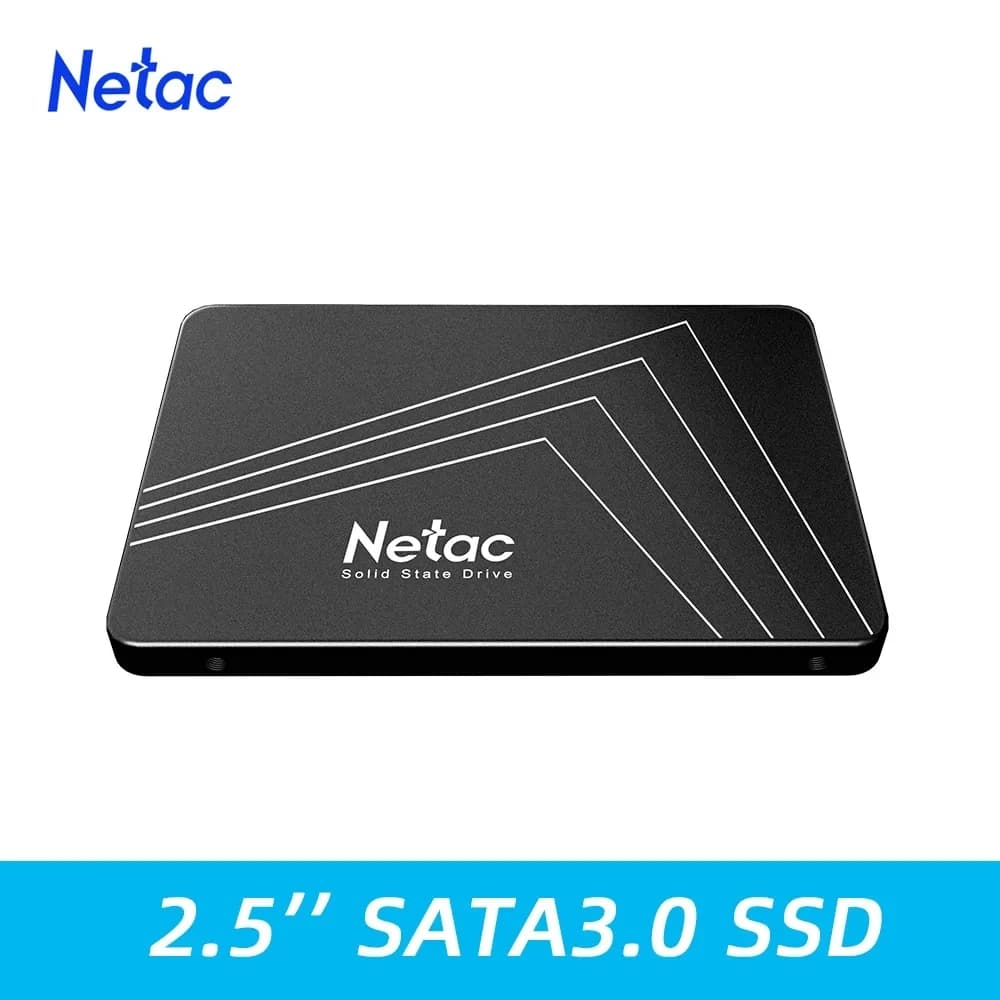 SSD Netac SATA 128G 256G 512G 1TB 2TB 4TB SATA3 2.5 HDD SSD Disco Rigido Interno a Stato Solido per Computer e Laptop