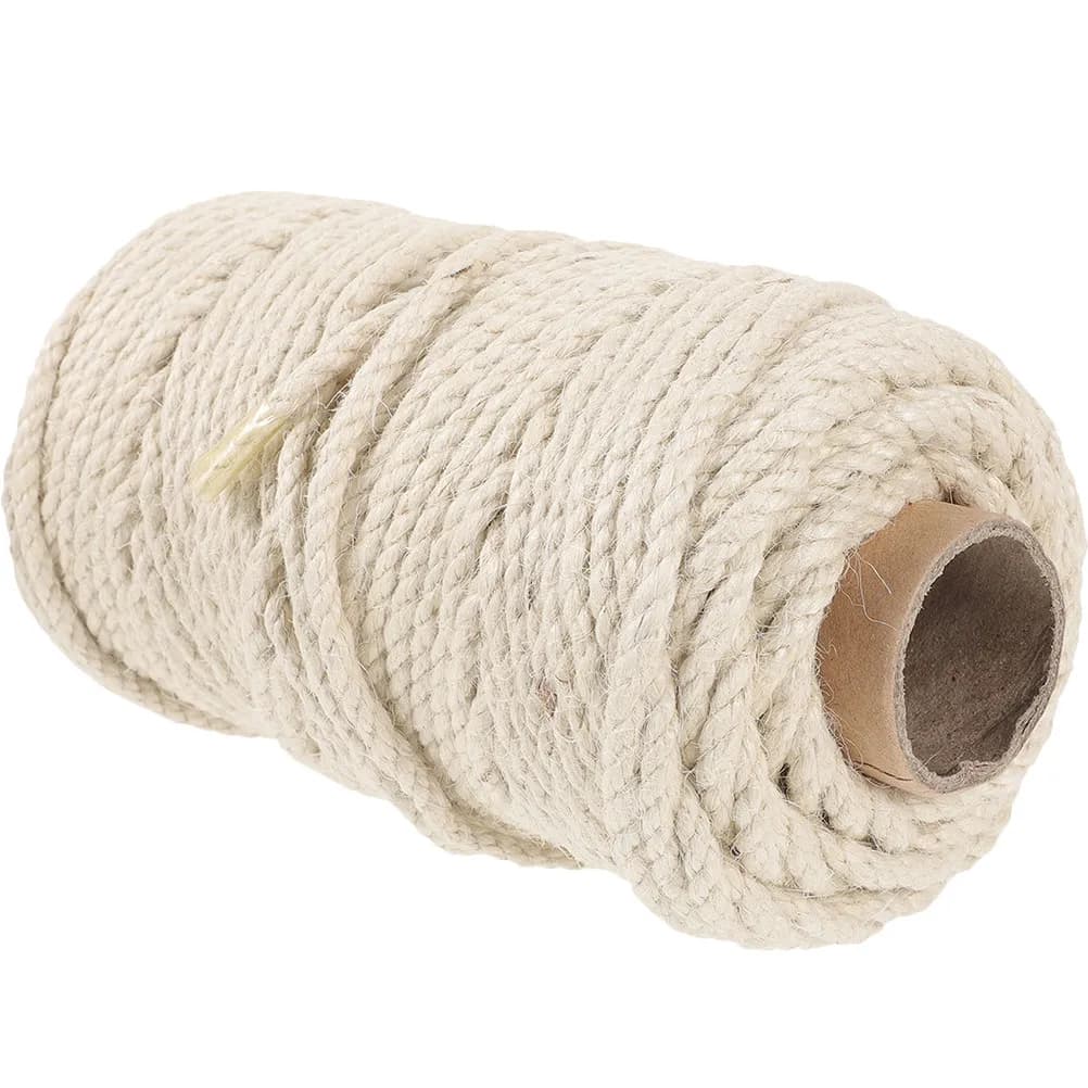 1 Roll Cat Tree Sisal Rope Scratching Post Replacement Cuttable Scratch Resistant Rope DIY Cat Accessory Multi-Function Hemp