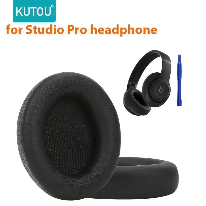 KUTOU Cuscinetti auricolari di ricambio per cuffie wireless Beats Studio Pro Cuscinetti in memory foam Studio Pro Cuscinetti auricolari Accessori