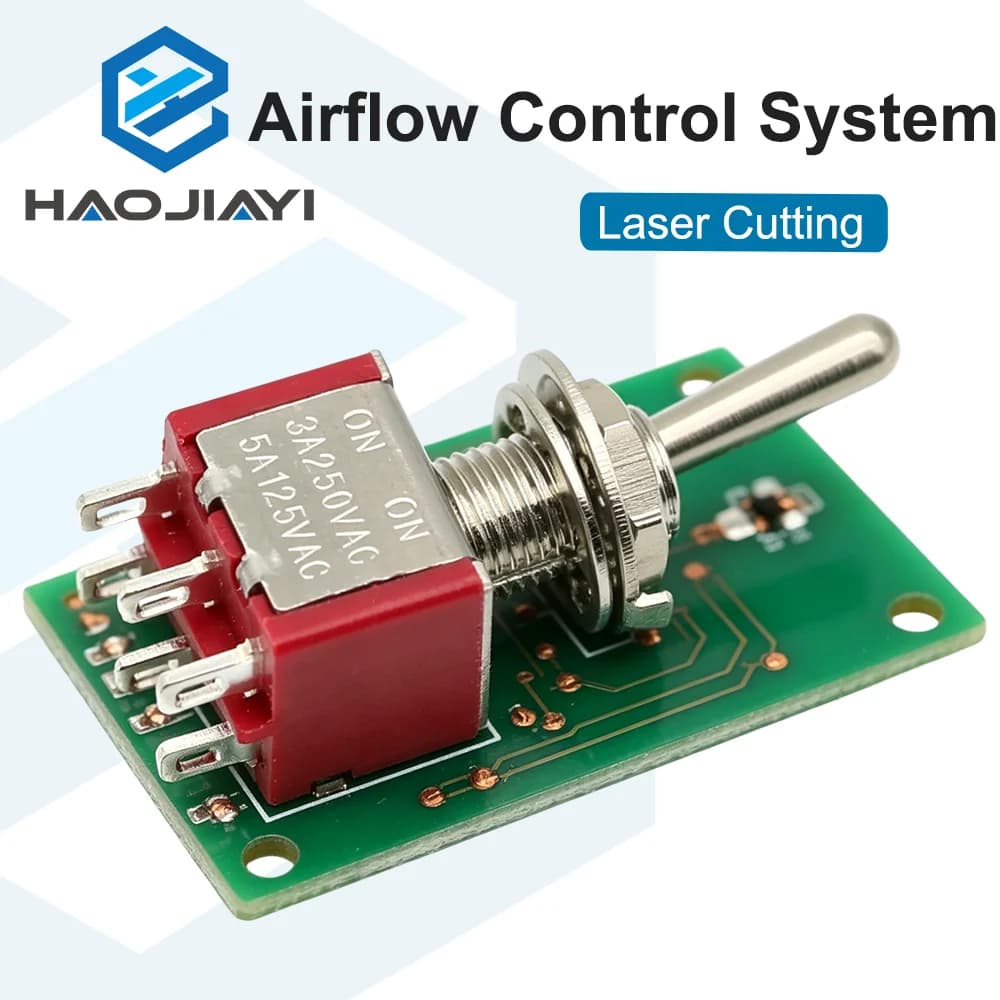 Complete Automatic Air Assist System Kit for CO2 Laser Engraving Cutting Machine Airflow Control Accessories Replacement Upgrade