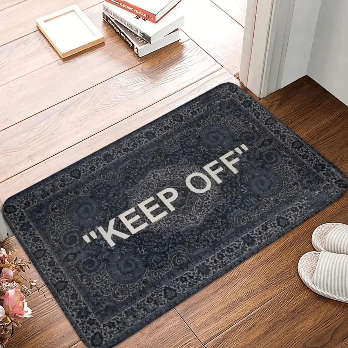 Keep out of zerbino living room entrance mats reusable bathroom WC anti-slip mat balcony corridor carpet bedroom decorations for the house