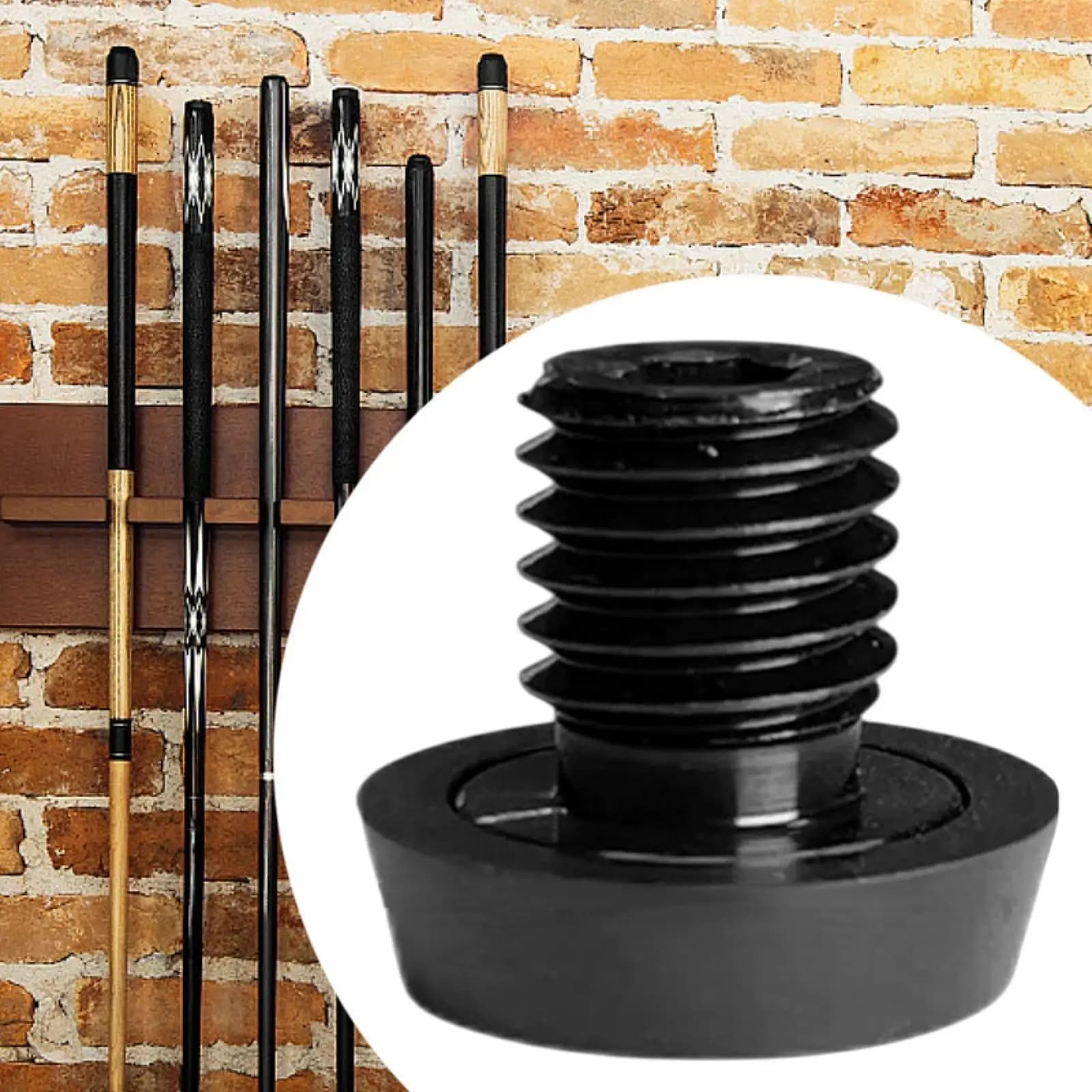 Drop Resistant Billiard Cue Bottom Cover Big Head Butt Protector Billiards Tool for Cue Stick Repair and Support