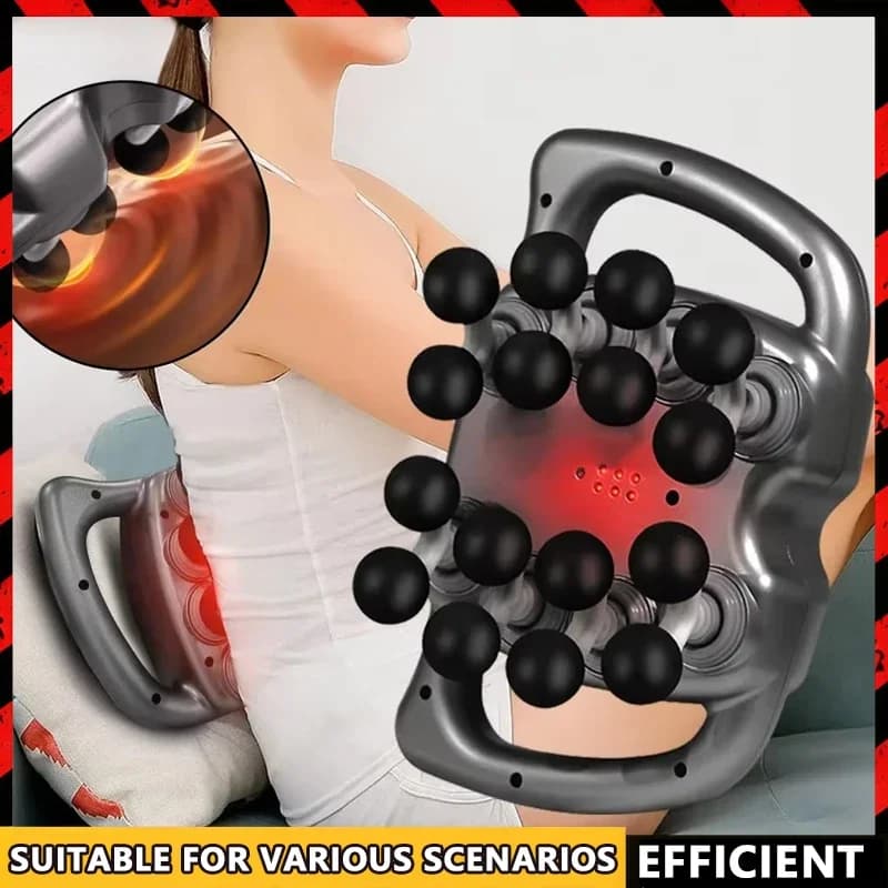 Massage Gun 16 Heads for Muscles, Professional for Body, Legs, Back, Spalles, Life, High Frequency Vibration Massage