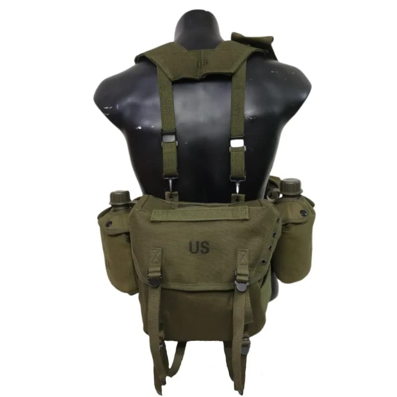 American Style Alice Pack Canvas Backpack Miscellaneous Bag Motorcycle Butt Bag Vietnam War M1961 Tactical Backpack