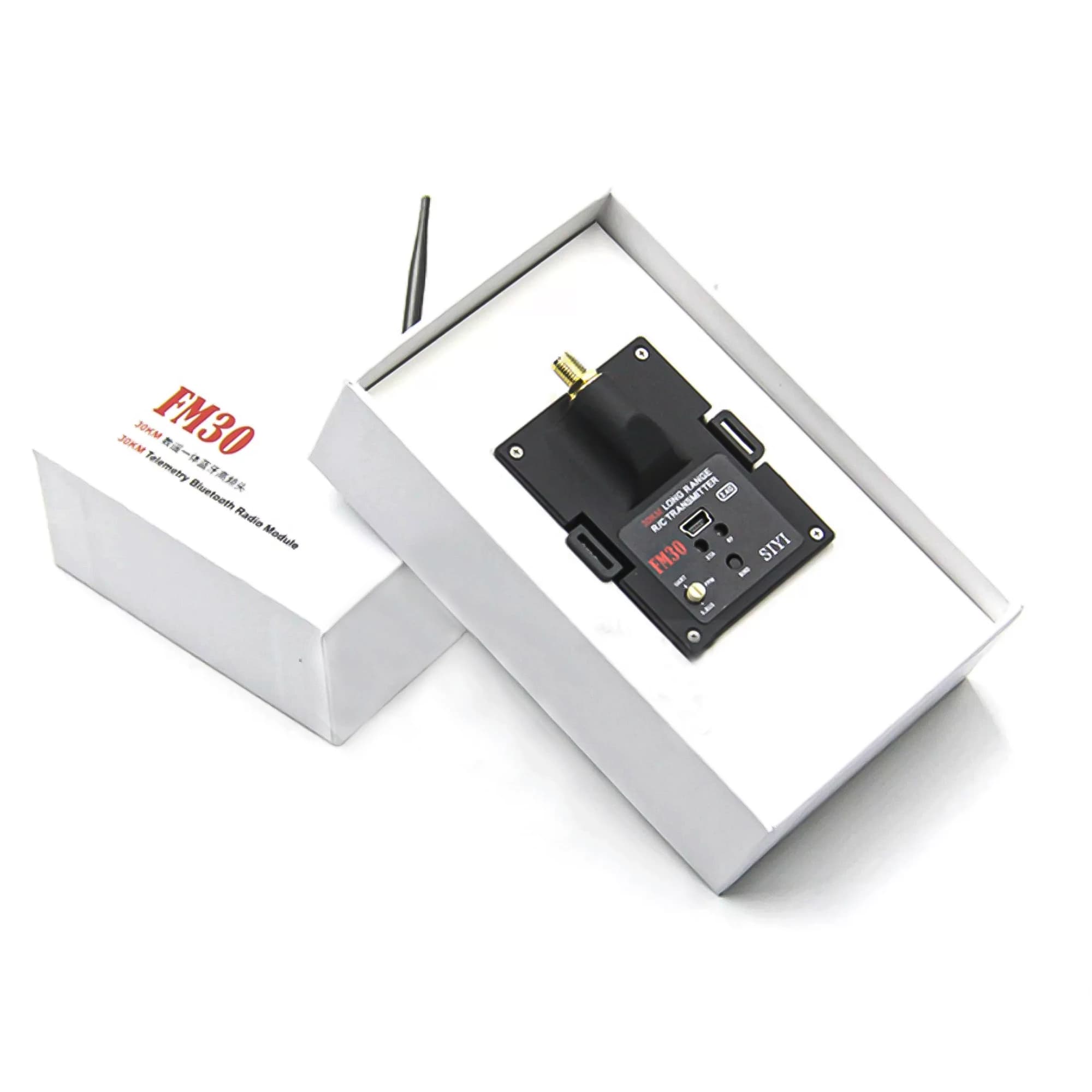 SIYI FM30 Radio Module 2.4G 30KM Bluetooth Remote Data Link Telemetry Open TX OTA Remote Control Car Radio Mini Receiver