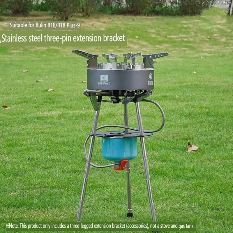 For BULIN B18/B18 Plus-9 Expansion Bracket for tripod suitable Camping accessories Outdoor kitchen Picnic gas stove Windproof protection
