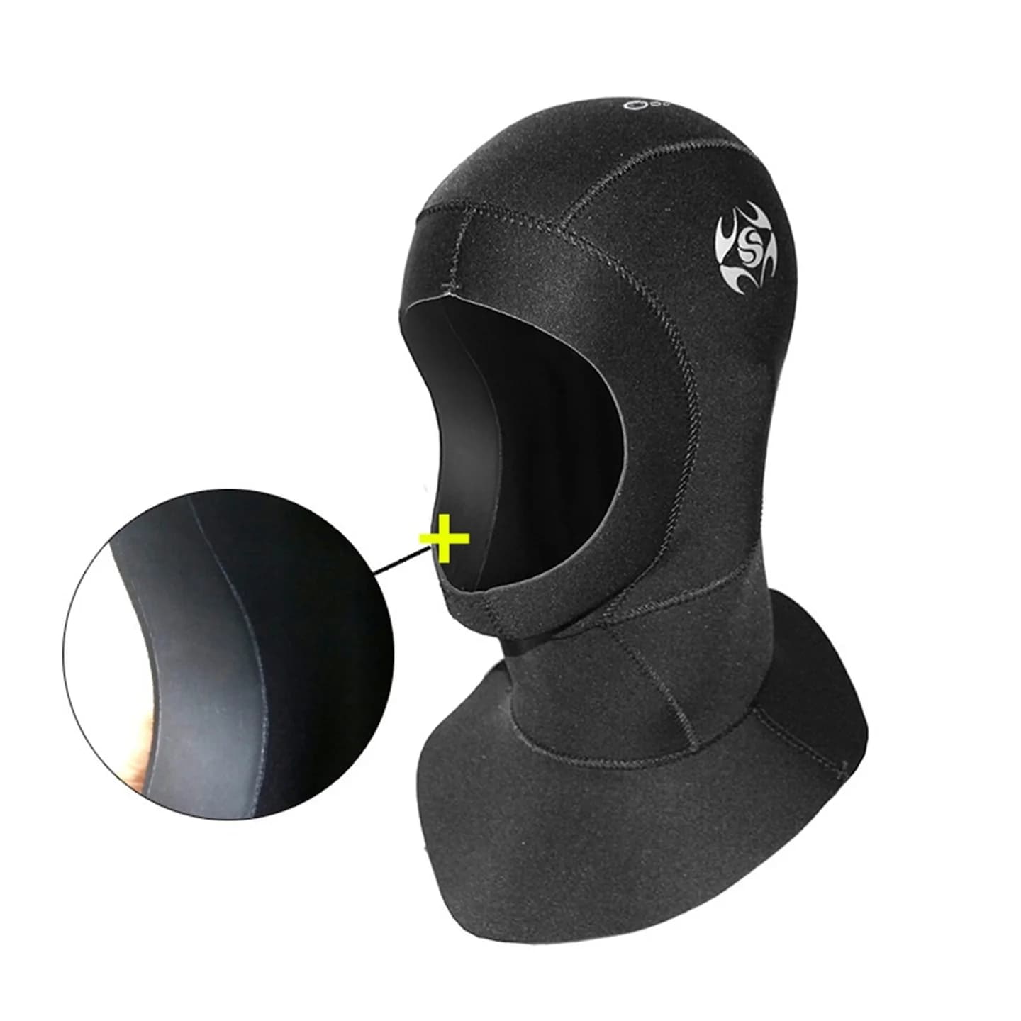 3 mm neoprene heat cap Women's Hat Copricapo Sun-proof cover Facekini face mask Surf Snorkeling swim cap