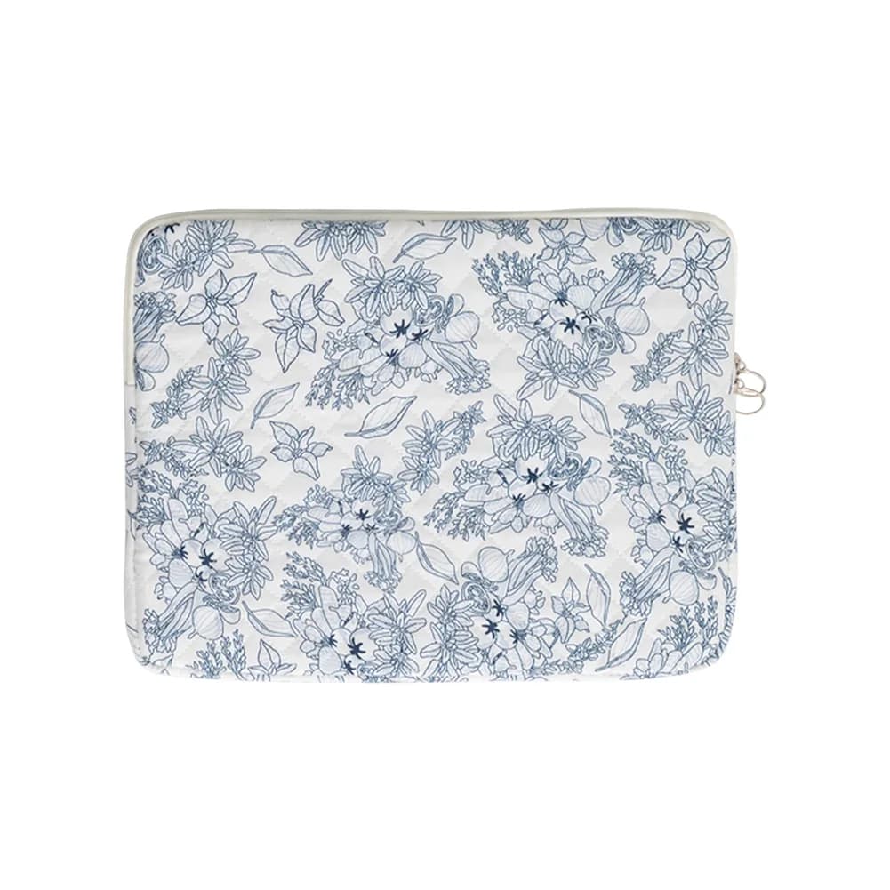 Borsa per Laptop 11/13/15 Pollici, Custodia Imbottita per Laptop, Borsa da Trasporto Floreale Coquette, Accessori per Ufficio