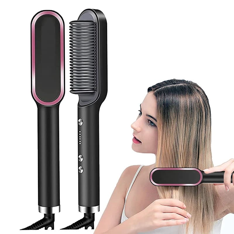 Hair Plate Professional Electric Hot Combo Quick Heating Hair Sprinkler Multifunction Hairstyle Brush For Personal Care